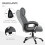 Vinsetto Silla de Oficina Gris 66 x 75 x 120 cm 3