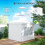 Outsunny Carpa Plegable Blanco 248 x 248 x 270 cm 2