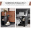 Homcom Mesa Auxiliar Negro 45 x 35 x 58 cm 3