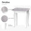 Homcom Mesa de Maquillaje Blanco 80 x 40 x 140 cm 2