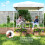 Outsunny Carpa Plegable Blanco 248 x 248 x 270 cm 3