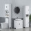Mueble sobre Inodoro Blanco 66 x 23 x 178 cm 2