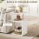 Homcom Mesa Auxiliar Blanco 44 x 38 x 75 cm 6