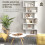 Homcom Estantería Librería Blanco 80 x 23 x 192cm 8