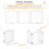 PawHut Barrera de Seguridad Blanco 154.5 x 29.5 x 61 cm 3
