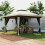 Outsunny Carpa Plegable Beige 356 x 356 x 280 cm 5