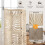 Homcom Biombo Marrón 120 x 1.7 x 170 cm 4