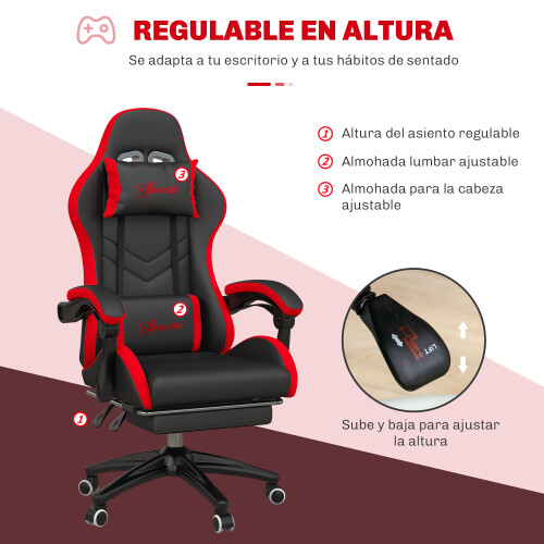Vinsetto Silla Gaming Bicolor 65 x 65 x 129 cm 1