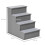 PawHut Escalera para Perro Gris 40 x 59 x 54.2 cm 3