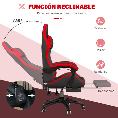Vinsetto Silla Gaming Bicolor 65 x 65 x 129 cm 2