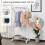 Homcom Perchero de Ropa Bicolor 68.5 x 42 x 145 cm 5