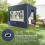 Outsunny Carpa Plegable Azul 248 x 248 x 270 cm 4