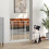 PawHut Barrera de Seguridad Blanco 95 x 1.5 x 76 cm 2