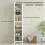 Homcom Columna de Baño Blanco 40 x 30 x 167.5 cm 4