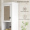 Homcom Columna de Baño Blanco 40 x 30 x 167.5 cm 6