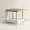 Homcom Mesa Auxiliar Bicolor 40 x 40 x 40 cm 3