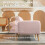 Homcom Sofá Cama Rosa 173 x 75 x 73 cm 5