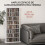 Homcom Estantería para CD Blanco 58 x 24 x 126.3 cm 2