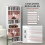 Homcom Estantería para CD Blanco 58 x 24 x 126.3 cm 3
