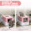 PawHut Arenero para Gato Bicolor 47.5 x 35.5 x 36.7 cm 5