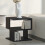 Homcom Mesa Auxiliar Negro 40 x 40 x 43 cm 2