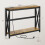 Homcom Mesa Consola marrón 100 x 24 x 75 cm 3