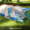 Outsunny Tienda de Campaña Bicolor 420 x 200 x 150 cm 4