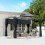Outsunny Pérgola Gris 390 x 300 x 222 cm 3