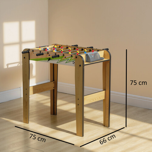 Mesa de Futbolín Marrón 75 x 66 x 75 cm 2