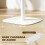Homcom Mesa de Comedor Marrón 60 x 60 x 75 cm 2