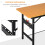 Homcom Mesa de Trabajo Multicolor 100 x 60 x 75.5 cm 6