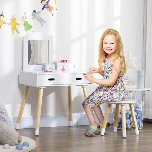 ZONEKIZ Tocador Infantil Blanco 60 x 40 x 95 cm 1