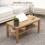 Homcom Mesa de Centro Marrón 90 x 45 x 44.5 cm 4