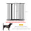 PawHut Barrera para Perro Negro 100 x 3.5 x 94 cm 3