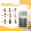 PawHut Barrera para Perro Negro 104 x 4 x 105 cm 4