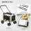 PawHut Carrito para Perro Marrón 81 x 58 x 97.5 cm 5