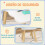 Muebles Infantile Blanco 60 x 60 x 44 cm 5