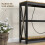 Homcom Mesa Consola marrón 100 x 24 x 75 cm 5