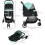 PawHut Cochecito para Perro Verde 80.5 x 51.5 x 100 cm 3