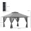 Outsunny Carpa Plegable Gris 392 x 392 x 283 cm 3