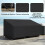Outsunny Funda para Mueble Negro 218 x 111 x 101 cm 3
