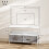 Homcom Mueble de TV Bicolor 98 x 29 x 56 cm 2