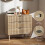 Homcom Cómoda Marrón 80 x 40 x 77.5 cm 6