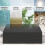 Outsunny Funda para Mueble Negro 218 x 111 x 101 cm 5