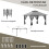 Outsunny Carpa Plegable Gris 392 x 392 x 283 cm 5