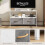 Homcom Mueble de TV Bicolor 98 x 29 x 56 cm 5
