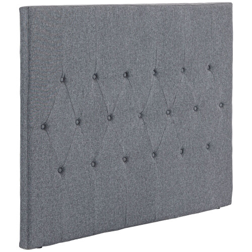 Homcom Cabecero de Cama Gris 160 x 7 x 120 cm