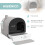 PawHut Arenero para Gato Gris 43 x 44 x 47 cm 2