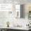 Homcom Espejo de Pared Marrón 50 x 2 x 70 cm 4
