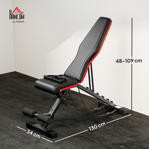 Homcom Banco de Pesa Bicolor 130 x 34 x 109 cm 1